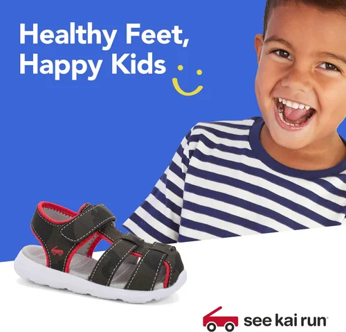 Miniatura 7 de See Kai Run Cyrus FlexiRun - Sandalias deportivas para niños con punta cerrada