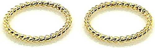 Miniatura 10 de Piercing de aro de plata de ley calibre 20 hecho a mano para el tabique de las cejas, cartílago, nariz, tragus