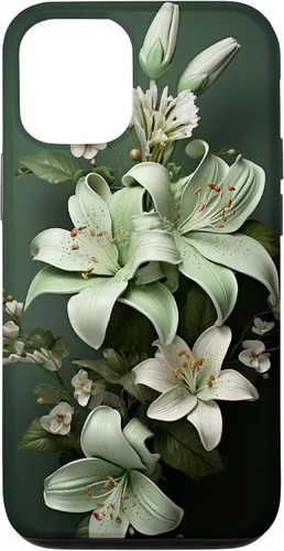 Miniatura 25 de Funda para iPhone 12 mini Sage green Wildflower Aesthetic Flower
