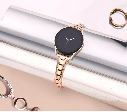 Miniatura 3 de PlusRoc Correa de acero inoxidable compatible con Samsung Galaxy Watch 7 6 5 4 1.575 in 1.732 in/Watch 6 Classic 1.693 in 1.850 in/Watch 4 Classic