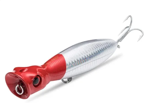 Miniatura 12 de KINGDOM 5 Colores Big Splash Long Casting Popper Pesca Señuelos 9.5/16/1.27 oz Flotante Agua Pesca Plugs 80/100/5.118 in Ruido Mejorado 3D Simulado