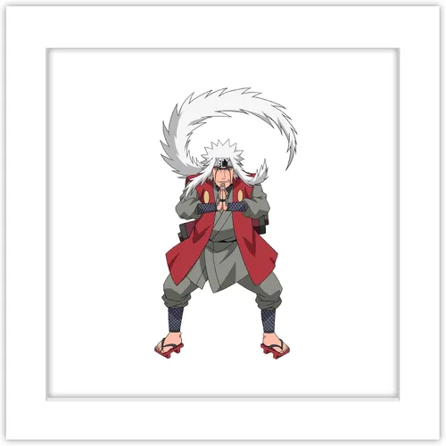 Miniatura 11 de Gallery Pops Naruto Shippuden - Arte de pared Jiraiya, versión enmarcada negra, 12 x 12 pulgadas