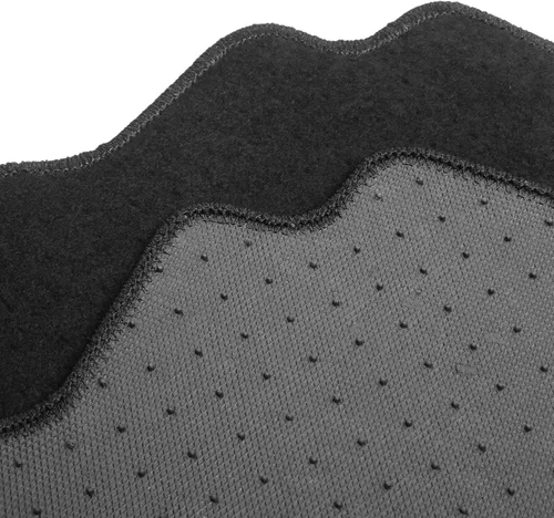 Miniatura 6 de IKON MOTORSPRTS - Alfombrillas compatibles con Cadillac XT5 2017-2024, protector de forro de nailon negro personalizado para automóvil, 1ª 2ª fila