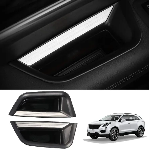 Miniatura 7 de Para Cadillac XT5 XT6 accesorios Caja de almacenamiento de consola central compatible con 2023 2022 2021 2020 2019 2018 2017 2016/2023-2020 Insertar