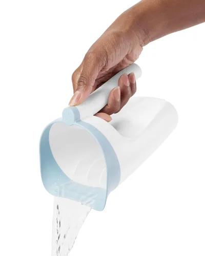 Miniatura 4 de Skip Hop Taza de Enjuague para Bañera de Bebé Ola Enjuague en Cascada Sin Lágrimas Blanco