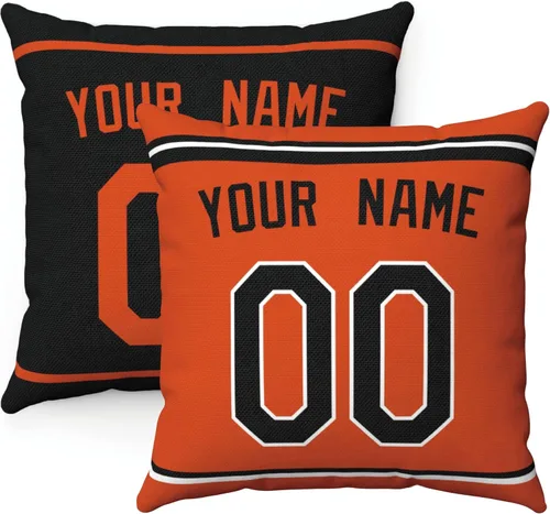 Miniatura 26 de ANTKING Paquete de 2 almohadas personalizadas con cualquier nombre y número, regalo personalizado para hombres, mujeres y niños Para Philadelphia