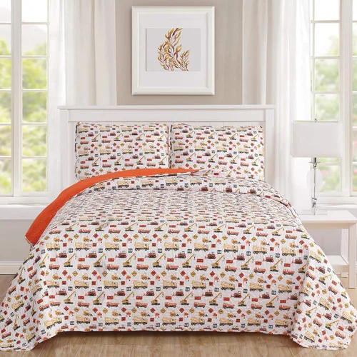 Miniatura 2 de Sweet Home Collection Juego de edredón de 3 piezas para niños, divertido, colorido y cómodo, para niños y niñas, ropa de cama suave hipoalergénica