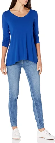 Miniatura 5 de Tienda Essentials - 2 Camisetas de manga 34 con cuello en V para mujer