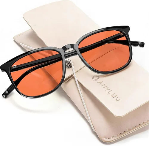 Miniatura 25 de ANYLUV Gafas de luz azul para mujeres y hombres, lentes de bloqueo de luz azul para mujer, anteojos de computadora antifatiga ocular