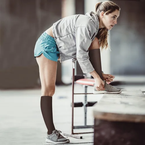 Miniatura 2 de COOLOVER 4 pares de calcetines de compresión para mujeres y hombres, el mejor apoyo para circulación, correr, atletismo, enfermería, viajes, embarazo