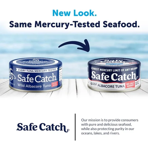 Miniatura 8 de Safe Catch Wild Albacore Atún. latas de 5 onzas