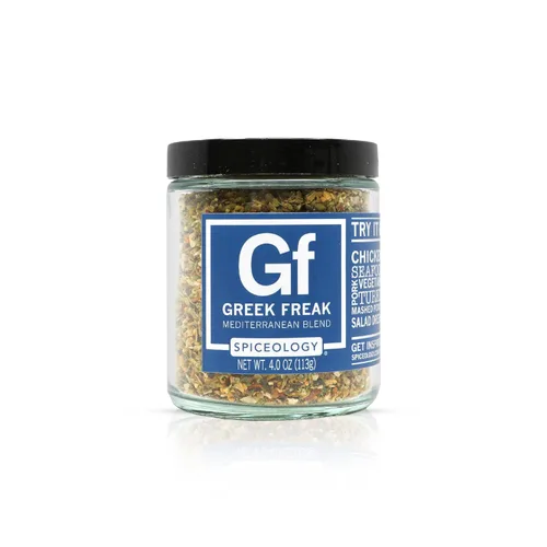 Spiceology – Greek Freak condimento mediterráneo – Hierbas y especias griegas para pollo, papas, ensalada, gyros, pasta y pizza – Mezcla