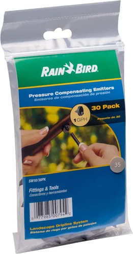 Miniatura 6 de Rain Bird SW10-30PS Gotero/Emisor de Riego por Goteo de Riego Puntual, 1 Galón por Hora, Paquete de 30