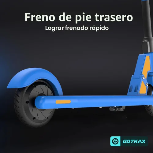 Miniatura 7 de Gotrax GKS Mini Electric Scooter for Kids 6-12, Max 3.75 Miles & 7.5 Mph by 150W Motor, 6'' Wheel, Thumb Control Easy to Ride & Assemble Azul