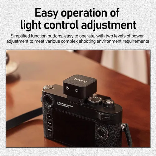 Miniatura 8 de ZENIKO ZF04 Mini cámara flash Speedlite para Canon Nikon Sony ZV1 Fuji – 2 niveles de potencia, 372 flash de potencia completa, 6500K CCT, <3s
