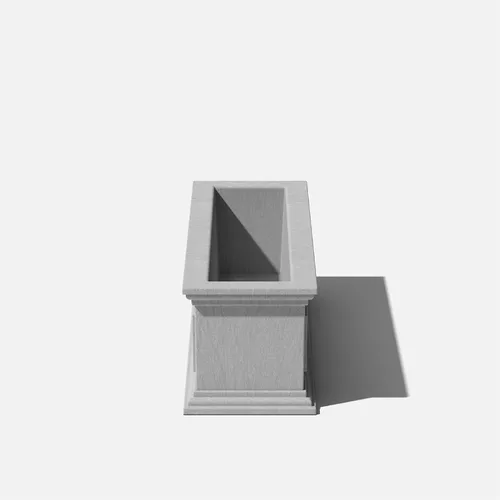 Miniatura 7 de Veradek Brixton - Maceta de plástico para ventana, maceta rectangular grande para balcón, alféizar de ventana al aire libre, resistente a las Gris
