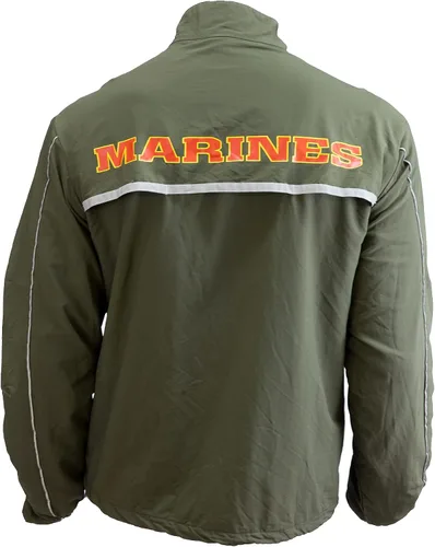 Miniatura 3 de GI NB US USMC - Chaqueta de entrenamiento físico para hombre absorbe la humedad ligera resistente al agua verde oliva fabricada en Estados Unidos
