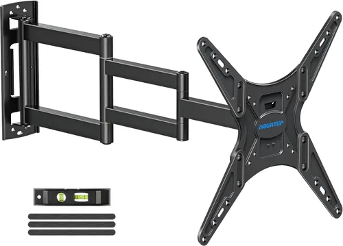 Miniatura 10 de MOUNTUP Soporte de pared para TV de movimiento completo para la mayoría de televisores de 13 a 42 pulgadas, brazo articulado de extensión de 21.7