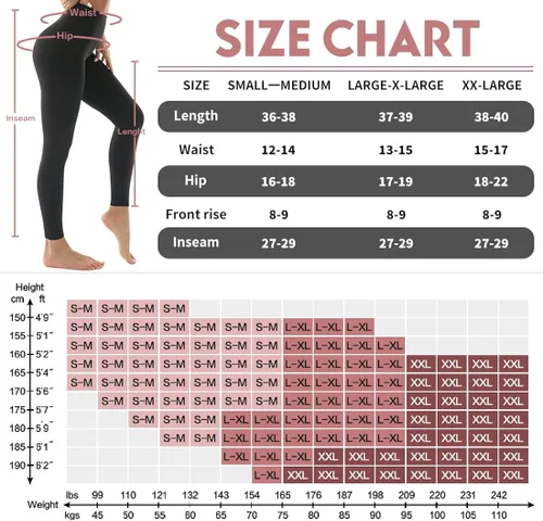 Miniatura 6 de Hmuuo Paquete de 3 leggings para mujer con levantamiento de glúteos, cintura alta, control de abdomen, no se transparentan, pantalones de yoga