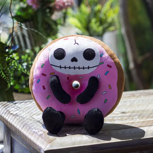Miniatura 6 de Furrybones Donatsu - Figura coleccionable de donas rociadas, 10 pulgadas de alto, suave