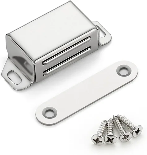 Miniatura 18 de Imanes de Puerta de Gabinete Ravinte, Cierre Magnético Fuerte de 13.6kg, Llave Magnética de Alta Resistencia, Cierre Magnético para Puerta