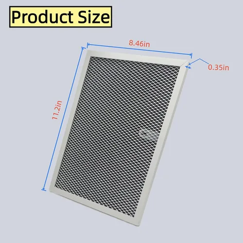 Miniatura 6 de Filtro de carbón para campana extractora, 2 unidades, reemplazo universal para filtros tipo RLX6100/RL6200, filtro de grasa y olor lavable