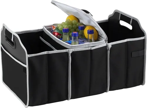 Miniatura 8 de Picnic at Ascot Organizador de maletero plegable de 3 secciones, con enfriador extraíble, diseñado y aprobado de calidad en los Estados Unidos Pata