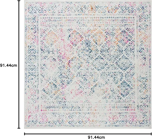 Miniatura 295 de Safavieh - Alfombra decorativa de la colección Tulum, modelo TUL264F, estilo marroquí, bohemio y desgastado, no suelta pelusa, para sala, vestíbulo