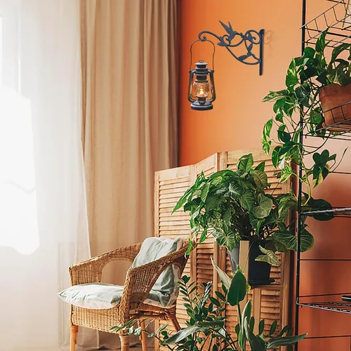 Miniatura 6 de Colgadores de plantas para exteriores, soporte para plantas colgantes de alta resistencia para pared, interior, jardín, hierro fundido, ganchos