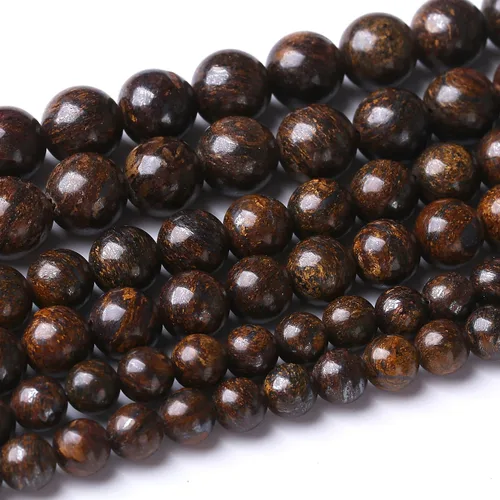 Miniatura 24 de 32 piezas de cuentas de piedra de jade de rodonita roja natural de 12 mm, cuentas sueltas redondas de piedra para fabricación de joyas, energía Jade