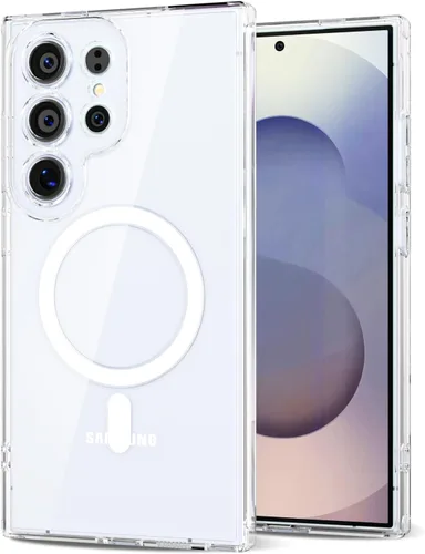 Miniatura 36 de Svanove para Samsung Galaxy S22 Funda de teléfono de silicona magnética, compatible con Magsafe, linda para mujeres, brillante color brillante, gel