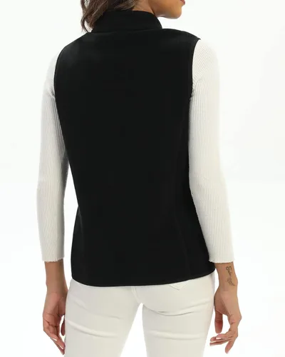 Miniatura 7 de Xeoxarel Chaleco de forro polar para mujer con 6 bolsillos XS-2XL