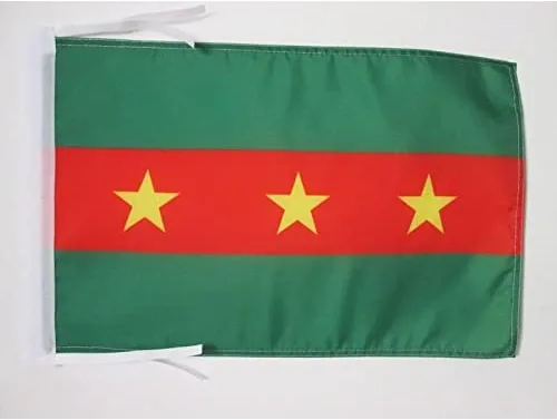 Miniatura 12 de Bandera de México AZ FLAG, 45.7 x 30.5 cm, con cordones - Pequeñas banderas mexicanas de 30 x 45 cm - Bandera de 45.7 x 30.5 cm