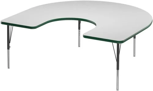 Miniatura 66 de Correll - Mesa rectangular de 24 x 36 pulgadas, mesa de actividades superior de borrado en seco, altura ajustable (19 a 29), laminado de alta