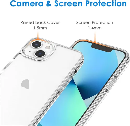 Miniatura 5 de JETech Protector de pantalla de privacidad para iPhone 13 de 6.1 pulgadas con protector de lente de cámara y funda antigolpes