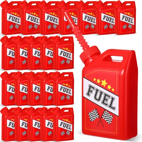 Miniatura 9 de Mifoci Paquete de 12 vasos de combustible para autos de carreras, vasos de 11 onzas con tema de carreras de pajita, recuerdos de fiesta