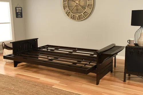 Miniatura 9 de Kodiak Furniture Phoenix Futon Set, Suede Black, Queen