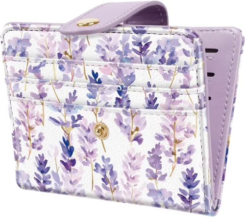 Miniatura 14 de Carteras pequeñas para mujer, diseño delgado y minimalista, tarjetero plegable para bolsillo o bolso, Mariposas negras