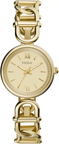 Miniatura 10 de Fossil Carlie - Reloj de cuarzo de acero inoxidable de tres manecillas para mujer