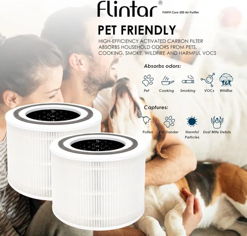 Miniatura 5 de Filtros de repuesto Core 300, fabricados en Taiwán, compatibles con LEVOIT Core 300-P, purificador de aire Core 300S, reemplazo de filtro HEPA