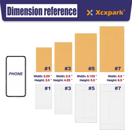 Miniatura 4 de Xxcxpark 500 sobres para monedas #1, sobres de papel kraft blanco de 2-1/4 x 3-1/2 pulgadas, sobres clásicos de papel kraft para piezas pequeñas