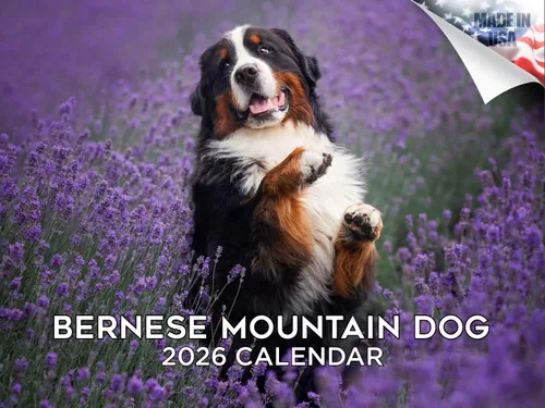 Miniatura 156 de Calendario 2025 2026 de cachorros Cocker Spaniel - Calendario mensual de pared de raza de perro - 12" x 24" abierto - Papel grueso sin sangrado