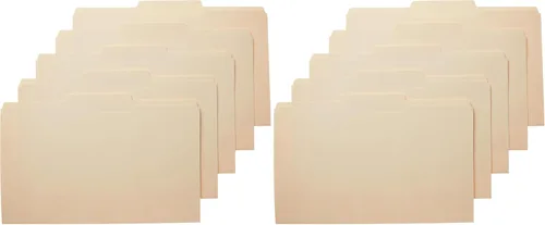 Miniatura 8 de Amazon Basics - Carpetas de archivo con pestañas para archivar, pestaña de corte a 1/3, posiciones surtidas, 8.5x11 pulgadas, tamaño carta, manila