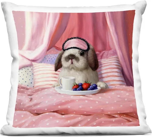 Miniatura 9 de Stupell Industries - Breakfast in Bed Puppy Indoor Pillow, 18 x 18 - Made in USA - By Lucia Heffernan