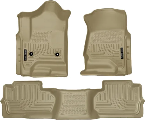 Miniatura 14 de Husky Liners Forros para el asiento delantero y segundo asiento se adapta a Silverado 14-18 Negro