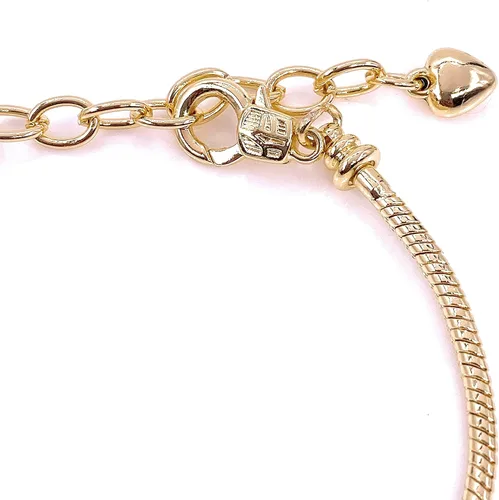 Miniatura 6 de LESLIE BOULES Pulsera de San Benito para mujer con dije de mal de ojo y piedra de azabache auténtica, Latón