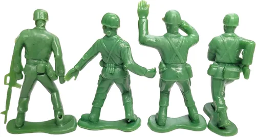 Miniatura 7 de Zugar Land Juego de figuras de acción de soldado de hombres del ejército de Estados Unidos grandes altamente detalladas. (4 pulgadas) de plástico.