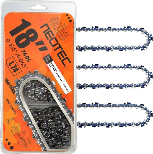 Miniatura 16 de NEOTEC DeWalt - Cadena de sierra de poste de 8 pulgadas, 3/8 pulgadas, paso LP de .043 pulgadas, calibre 34 eslabones de transmisión para DeWalt 20V
