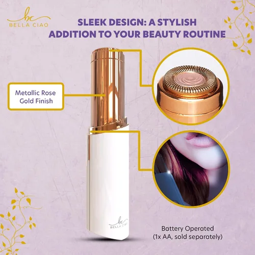 Miniatura 5 de Bella Ciao Dispositivo de depilación facial para mujeres, blanco, productos de belleza precisos y suaves para el cuidado personal para damas