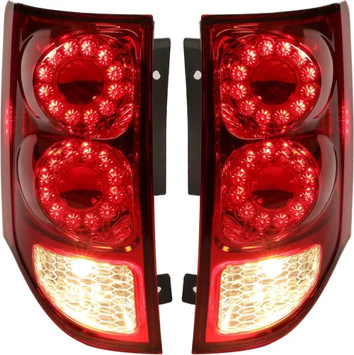 HECASA Par de luces traseras LED compatibles con Dodge Grand Caravan 2011-2020, repuesto para CH2800199 CH2801199 5182534AE lado del conductor y del